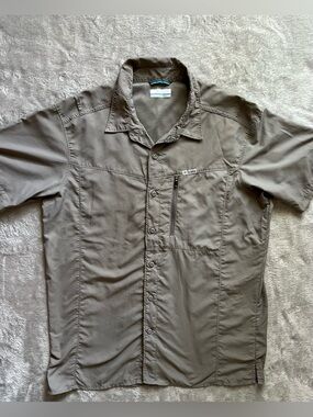 Columbia Omni-Shade Performance Hiking Fishing Shirt Men’s M